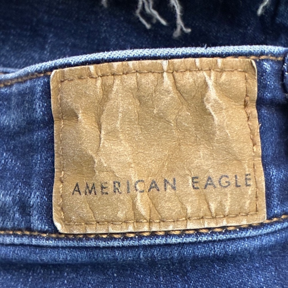 American Eagle Super Stretch Solid Shortie Denim … - image 8